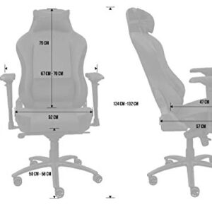 REKT Comfort-R : Chaise Gaming Noir en Simili Cuir et Velours 4D