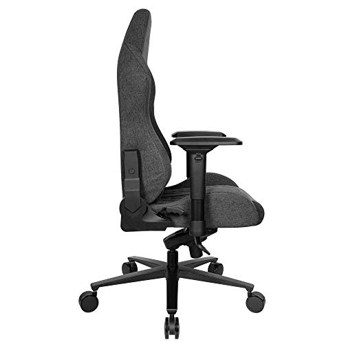 REKT ULTIM8 Chaise Gaming En Tissu Premium Noir – Inclinable 180°