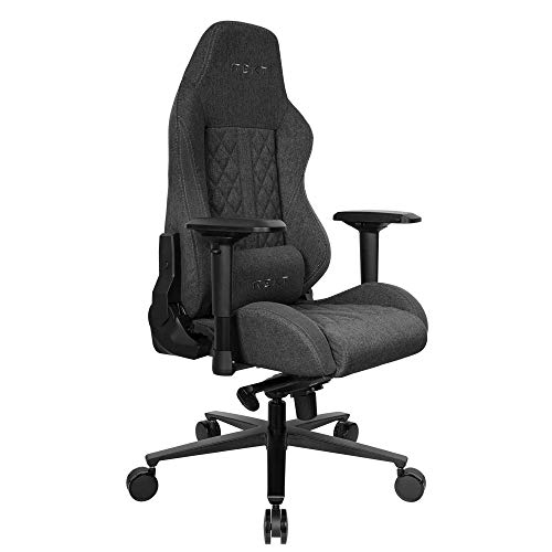 REKT ULTIM8 Chaise Gaming En Tissu Premium Noir – Inclinable 180°