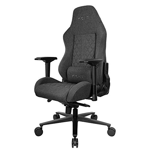 REKT ULTIM8 Chaise Gaming En Tissu Premium Noir – Inclinable 180°