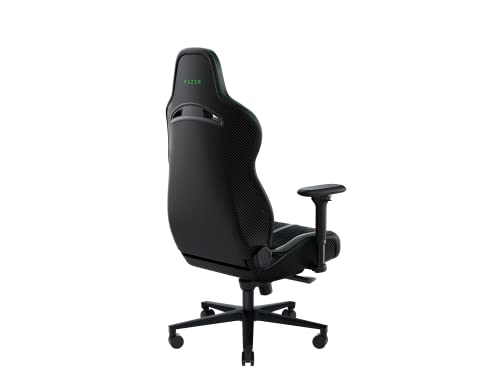 Razer Enki Pro : Chaise de jeu confortable en cuir durable, vert