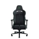 Razer Enki Pro : Chaise de jeu confortable en cuir durable, vert