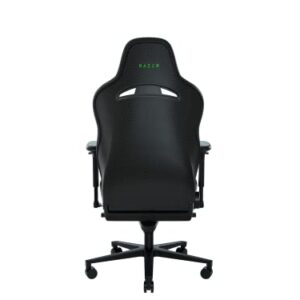 Razer Enki Pro : Chaise de jeu confortable en cuir durable, vert