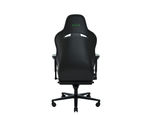 Razer Enki Pro : Chaise de jeu confortable en cuir durable, vert