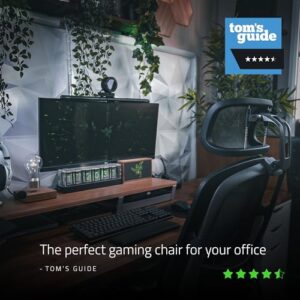 Razer Fujin Pro : Chaise Gaming Confortable avec Support Lombaire Noir
