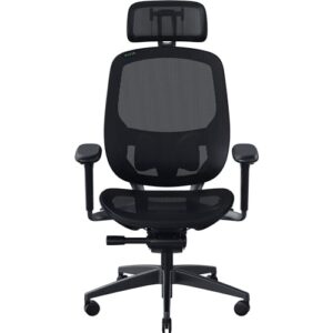Razer Fujin Pro : Chaise Gaming Confortable avec Support Lombaire Noir