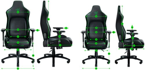 Razer Iskur : Chaise de jeu haut de gamme avec soutien lombaire intégré