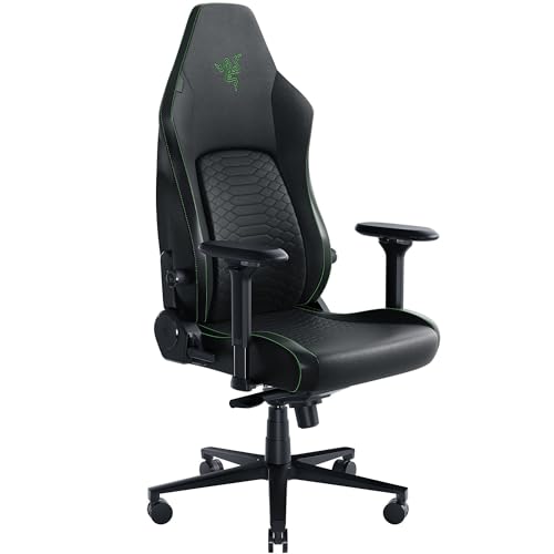 Razer Iskur V2 : Chaise de Jeu avec Support Lombaire Ajustable, Vert