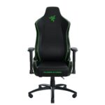 Razer Iskur X - Chaise de jeu ergonomique Noir-Vert XL en simili cuir