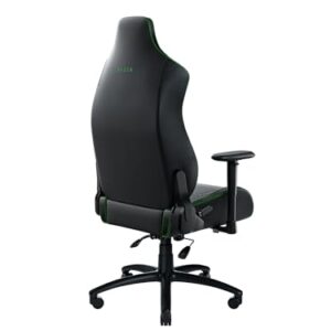 Razer Iskur X – Chaise de jeu ergonomique Noir-Vert XL en simili cuir