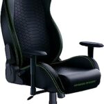 Razer Iskur X : Chaise de jeu ergonomique Noir-Vert en simili cuir