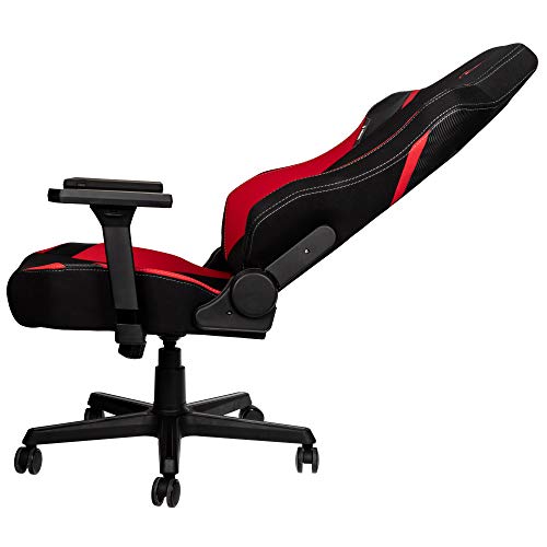 Chaise Gaming NITRO CONCEPTS X1000 Ergonomique Noir/Rouge, 135 kg