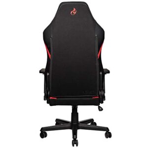 Chaise Gaming NITRO CONCEPTS X1000 Ergonomique Noir/Rouge, 135 kg