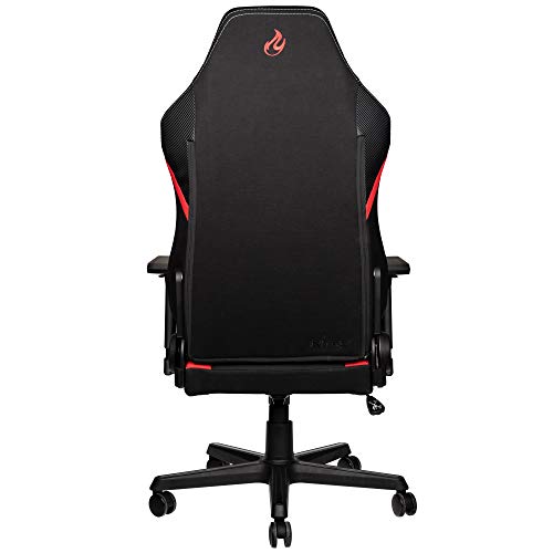 Chaise Gaming NITRO CONCEPTS X1000 Ergonomique Noir/Rouge, 135 kg