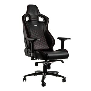 Chaise Gaming Noblechairs Epic – Cuir Synthétique PU Noir/Rouge
