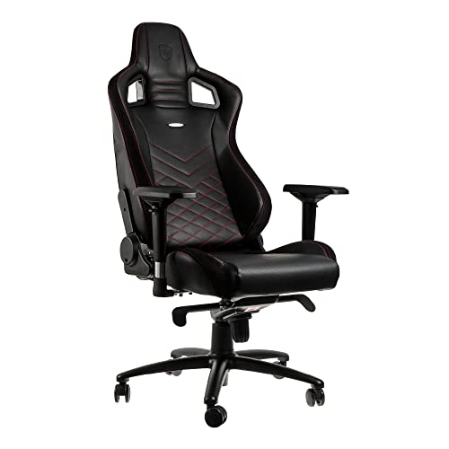 Chaise Gaming Noblechairs Epic – Cuir Synthétique PU Noir/Rouge