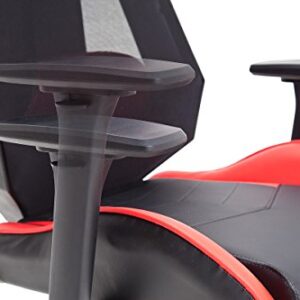 Chaise Gamer Robas Lund MC Racing B1 Noir/Rouge – 69x129x64 cm