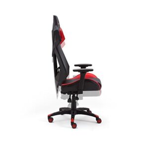 Chaise Gamer Robas Lund MC Racing B1 Noir/Rouge – 69x129x64 cm