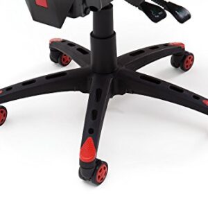 Chaise Gamer Robas Lund MC Racing B1 Noir/Rouge – 69x129x64 cm