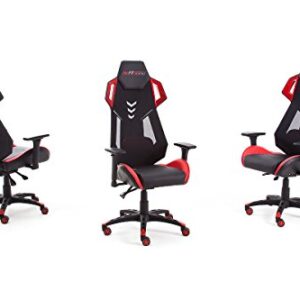 Chaise Gamer Robas Lund MC Racing B1 Noir/Rouge – 69x129x64 cm