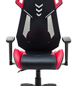 Chaise Gamer Robas Lund MC Racing B1 Noir/Rouge – 69x129x64 cm