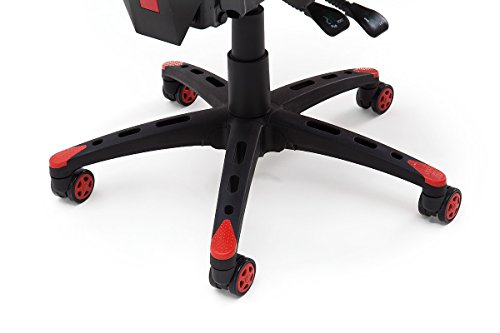 Chaise Gamer Robas Lund MC Racing B1 Noir/Rouge – 69x129x64 cm