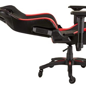 Fauteuil Gaming T1 Race Noir/Rouge – Ergonomique et Dossier Inclinable