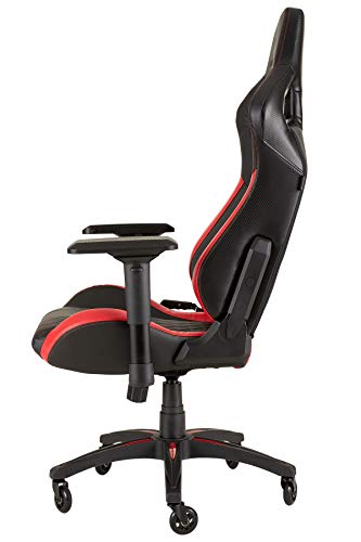 Fauteuil Gaming T1 Race Noir/Rouge – Ergonomique et Dossier Inclinable