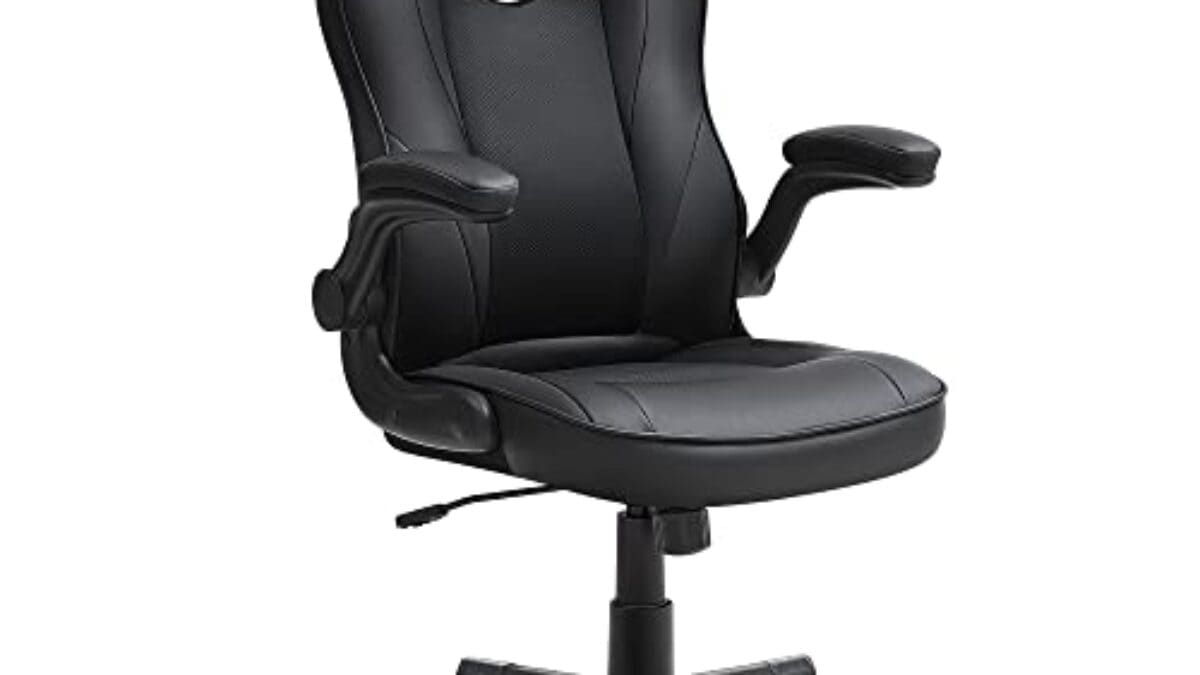 Chaise de bureau, Fauteuil gamer, Siège ergonomique pivotant, avec