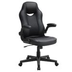 SONGMICS OBG064B01 : Chaise de Bureau Ergonomique Gamer Noir, 150 kg