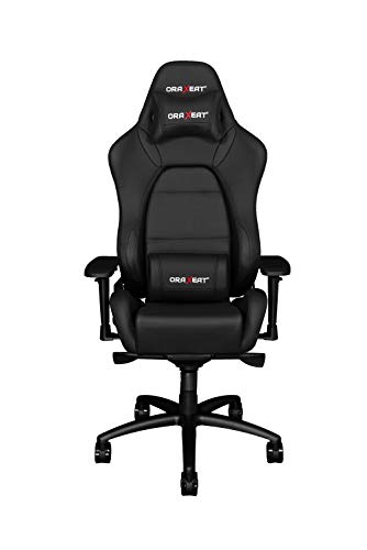 Siège Gamer ORAXEAT TK1000 avec Coussin Mémoire et Réglages Personnalisables – Noir