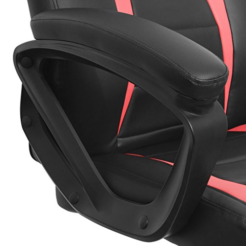Siège Gamer Spirit Of Gamer Fighter Series – Fauteuil Similicuir Rouge Ergonomique