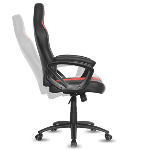 Siège Gamer Spirit Of Gamer Fighter Series – Fauteuil Similicuir Rouge Ergonomique