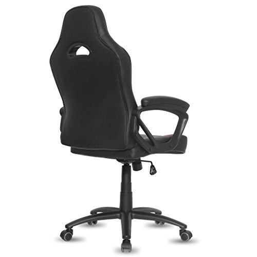 Siège Gamer Spirit Of Gamer Fighter Series – Fauteuil Similicuir Rouge Ergonomique