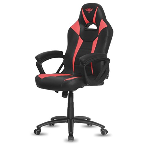 Siège Gamer Spirit Of Gamer Fighter Series – Fauteuil Similicuir Rouge Ergonomique