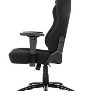 Siège Gaming AKRacing Opal – Tissu Noir, Confort Optimal pour Bureau