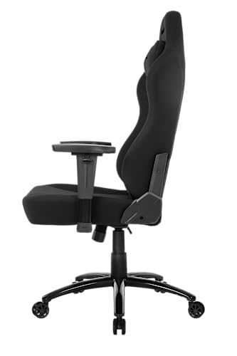 Siège Gaming AKRacing Opal – Tissu Noir, Confort Optimal pour Bureau