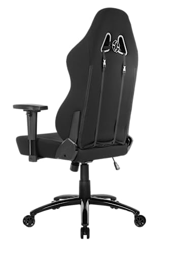 Siège Gaming AKRacing Opal – Tissu Noir, Confort Optimal pour Bureau