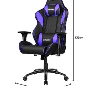 Siège de Jeu AKRacing LX Plus Noir et Violet pour PC