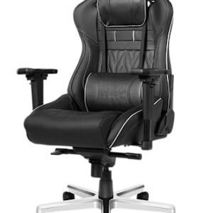 Siège de Jeu AKRacing Pro Noir – Confort Optimal pour PC