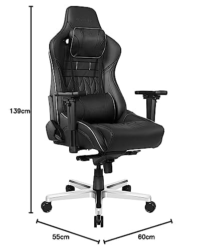 Siège de Jeu AKRacing Pro Noir – Confort Optimal pour PC