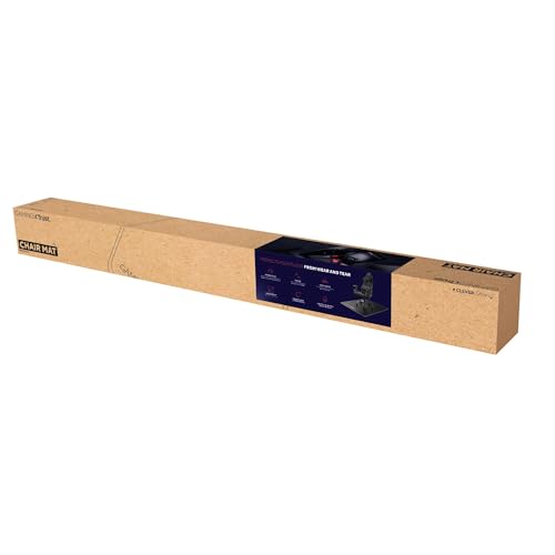 Tapis de Chaise Trust Gaming GXT 715 – 99×120 cm, Protection Sols Noir