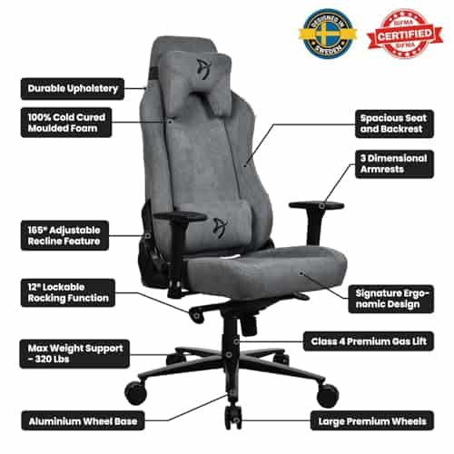 Vernazza Soft Fabric™ en Ash : Élégance et Confort Chic