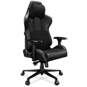 YUMISU 2050 : Chaise de Gamer Confortable avec Support Lombaire et Inclinable 165°