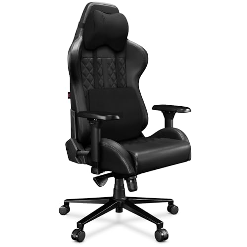 YUMISU 2050 : Chaise de Gamer Confortable avec Support Lombaire et Inclinable 165°