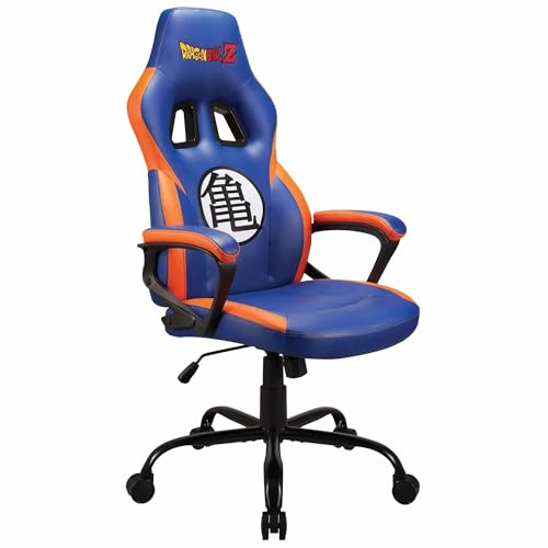 Chaise gaming Dragon Ball Z – Fauteuil ergonomique bleu réglable pour ado/adulte