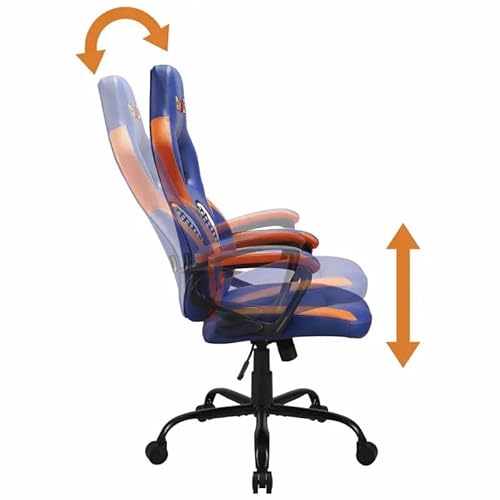 Chaise gaming Dragon Ball Z – Fauteuil ergonomique bleu réglable pour ado/adulte