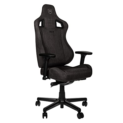 noblechairs Epic TX – Chaise de Gamer Confortable en Tissu Respirant Anthracite
