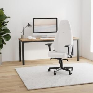 noblechairs Icon White Edition : Chaise Gaming Ergonomique 150kg avec Coussin Inclus