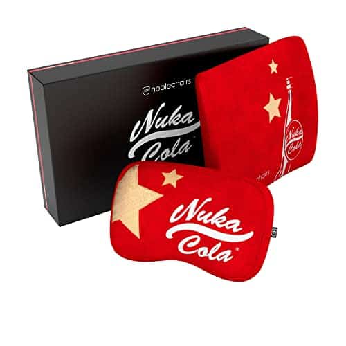 noblechairs Nuka-Cola : Ensemble de Coussins Ergonomiques en Mousse à Mémoire